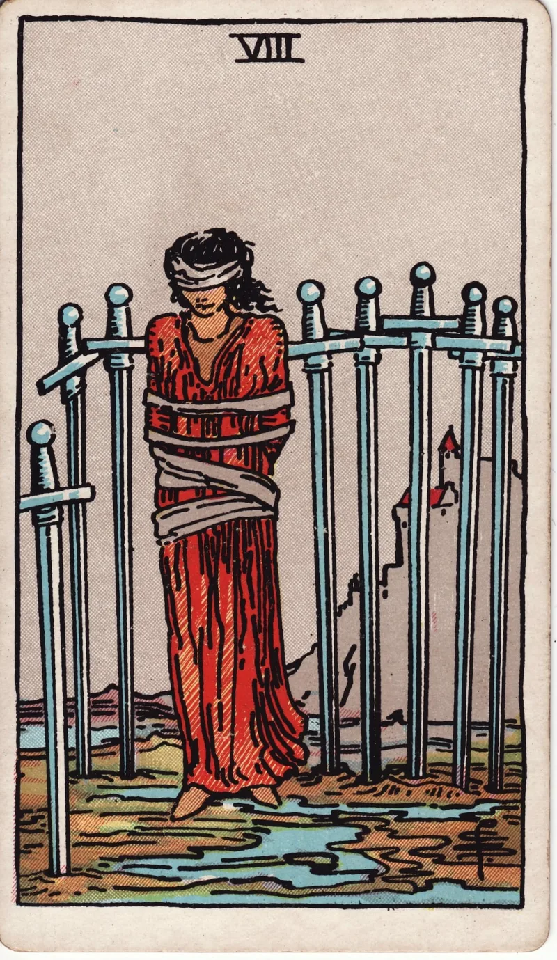 Eight of Swords Tarot Card