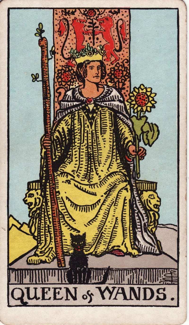 Queen of Wands Tarot Card